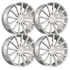 Set-4 Cavallo Clv-52 18x8 5x114.35x120 35mm Nano Chrome Wheels Rims 18 Inch