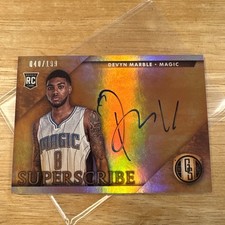 2014-15 Gold Standard Devyn Marble SUPERSCRIBE Rookie On Card Auto #040/199. rookie card picture