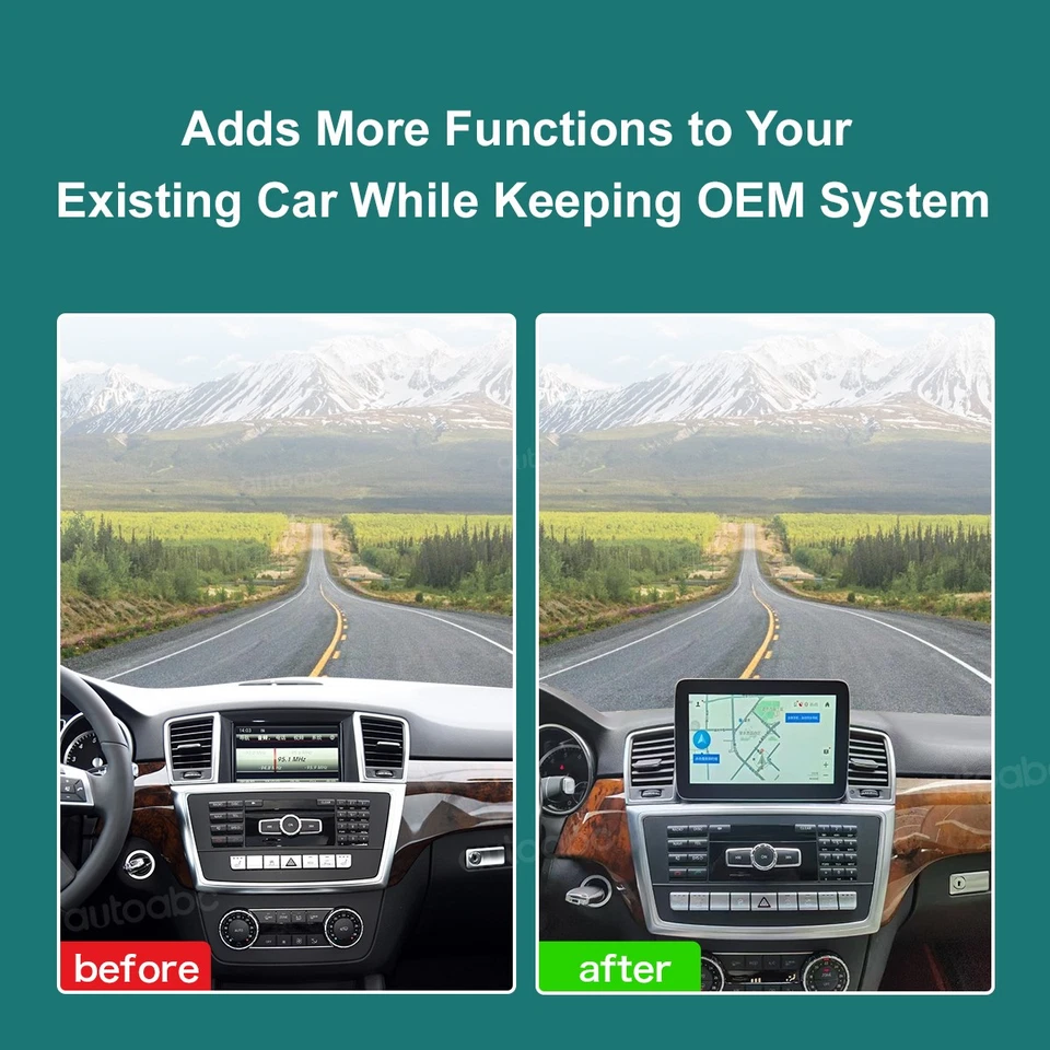 Linux Apple CarPlay Android Auto Touchscreen Für Mercedes Benz ML W166 GL X166 - Image 4 of 4