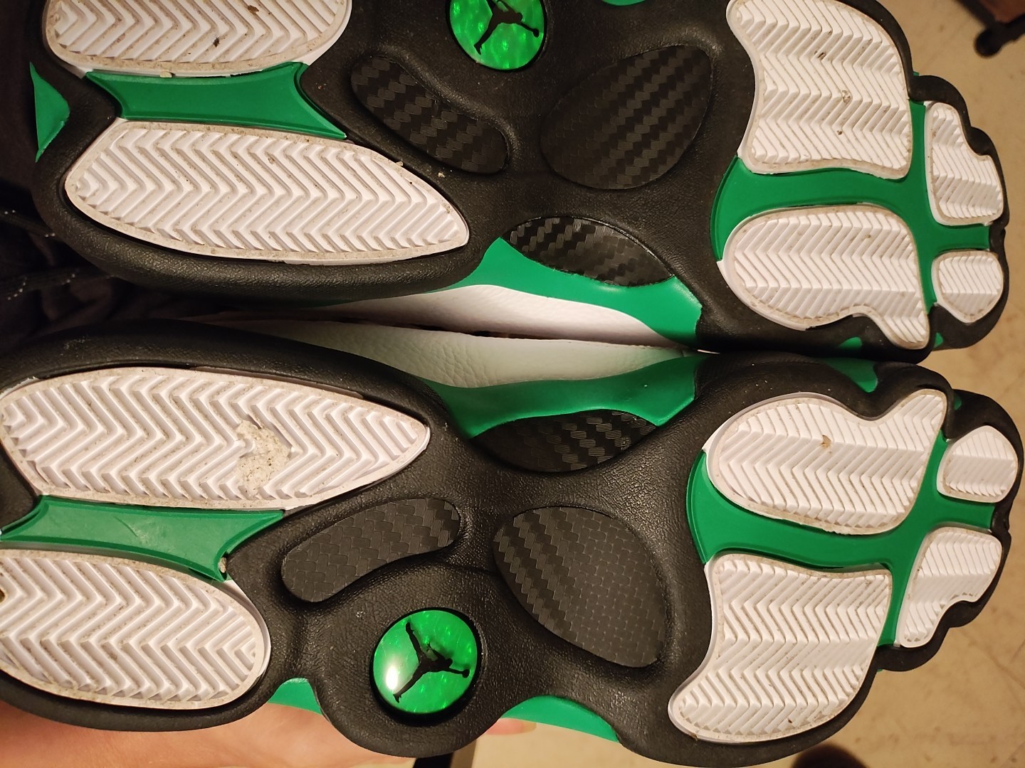 Nike Air Jordan 6 Rings Green/White Men's Size 14 thumbnail 7