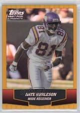 2004 Topps Draft Picks & Prospects Chrome Gold Refractor Nate Burleson #102 1e1b