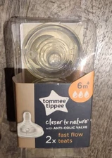 Tommee Tippee Closer To Nature Fast Flow Teats 2 Pack