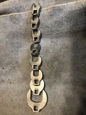 Proto Crowfoot Set 3/8" Dr SAE 8 pc 3/8-3/4" and 1 1/4 in Service Wrenchs