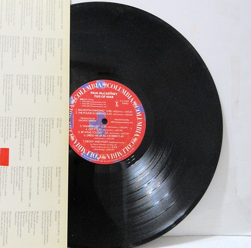 Paul McCartney Tug Of War 1982 Vinyl Album -Demo Stamp- Mint - Imagen 7 de 7