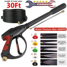 4000PSI High Pressure Power Washer Gun Wand Nozzle Kit M22 For Ryobi Craftsman