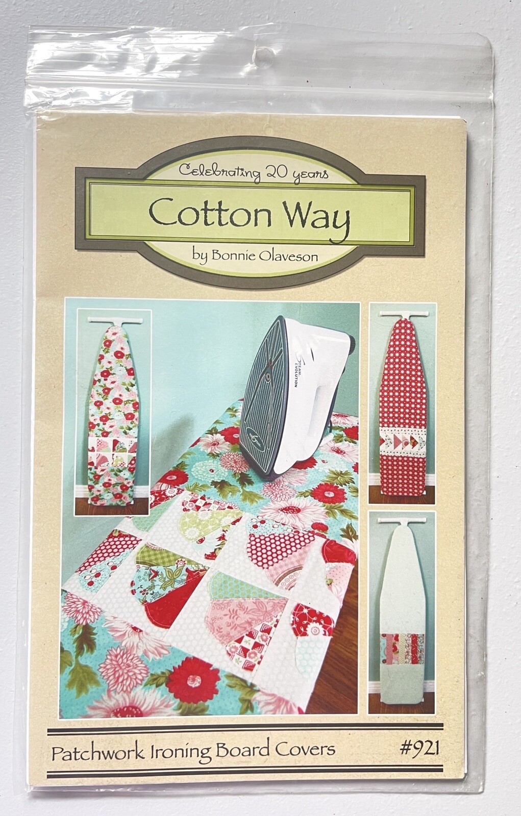 Patchwork Ironing Board Covers Pattern Cotton Way #921 Bonnie Olaveson-image