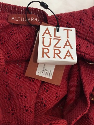 altuzarra crochet dress ALTUZARRA MULTI COLORED CROCHET DRESS TROPICAL DESIGN SZ 36 4 MADE IN ITALY EUC