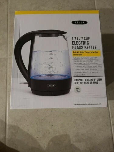 Hervidor eléctrico con cable Vidrio Bella Teteras