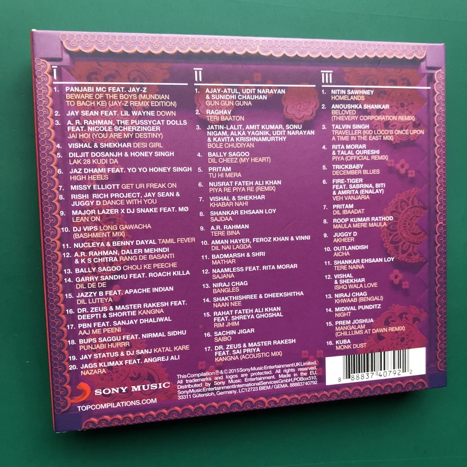 DJ Nihal ASIAN COLLECTION Bollywood Dub Trip Hop Bhangra Downtempo 3x CD Digipak - Image 2 of 4