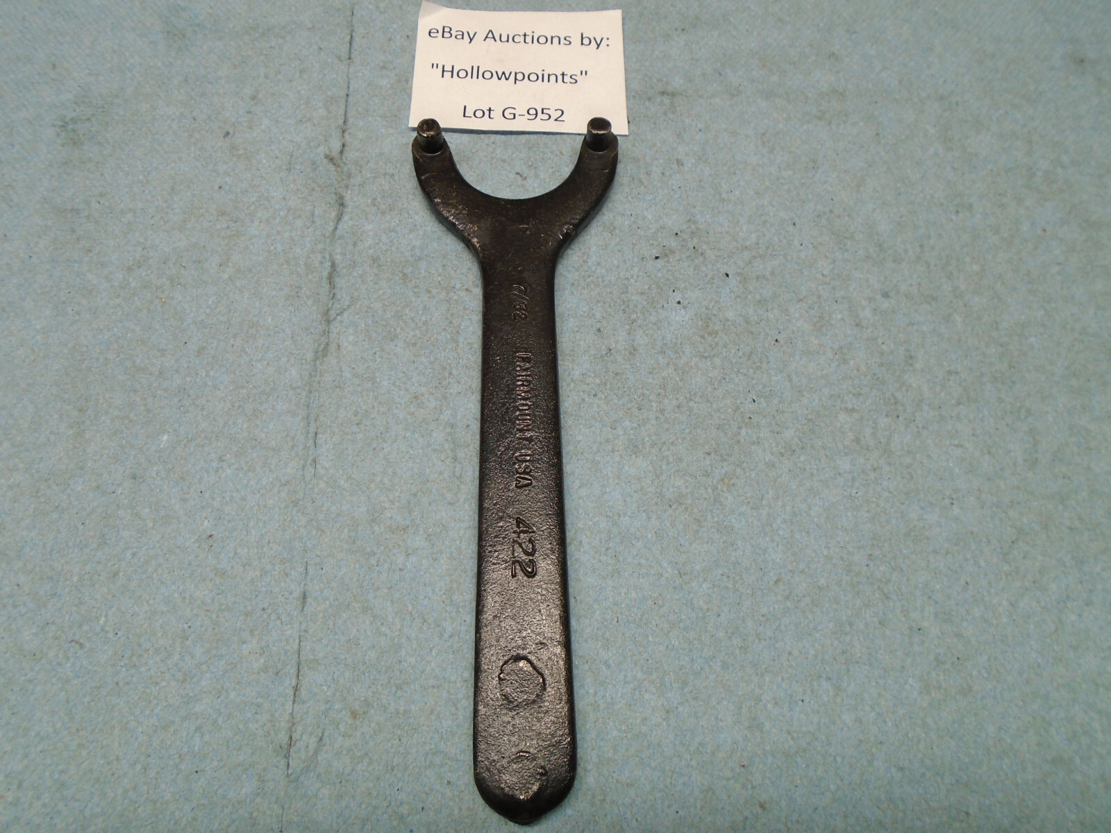 Fairmount USA 422 Fixed 7/32" .217 Pin Face Spanner Wrench 11/2" on