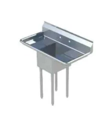 Falcon Food Service 24" x 24" (1) Compartment Stainless Steel Commercial Sink