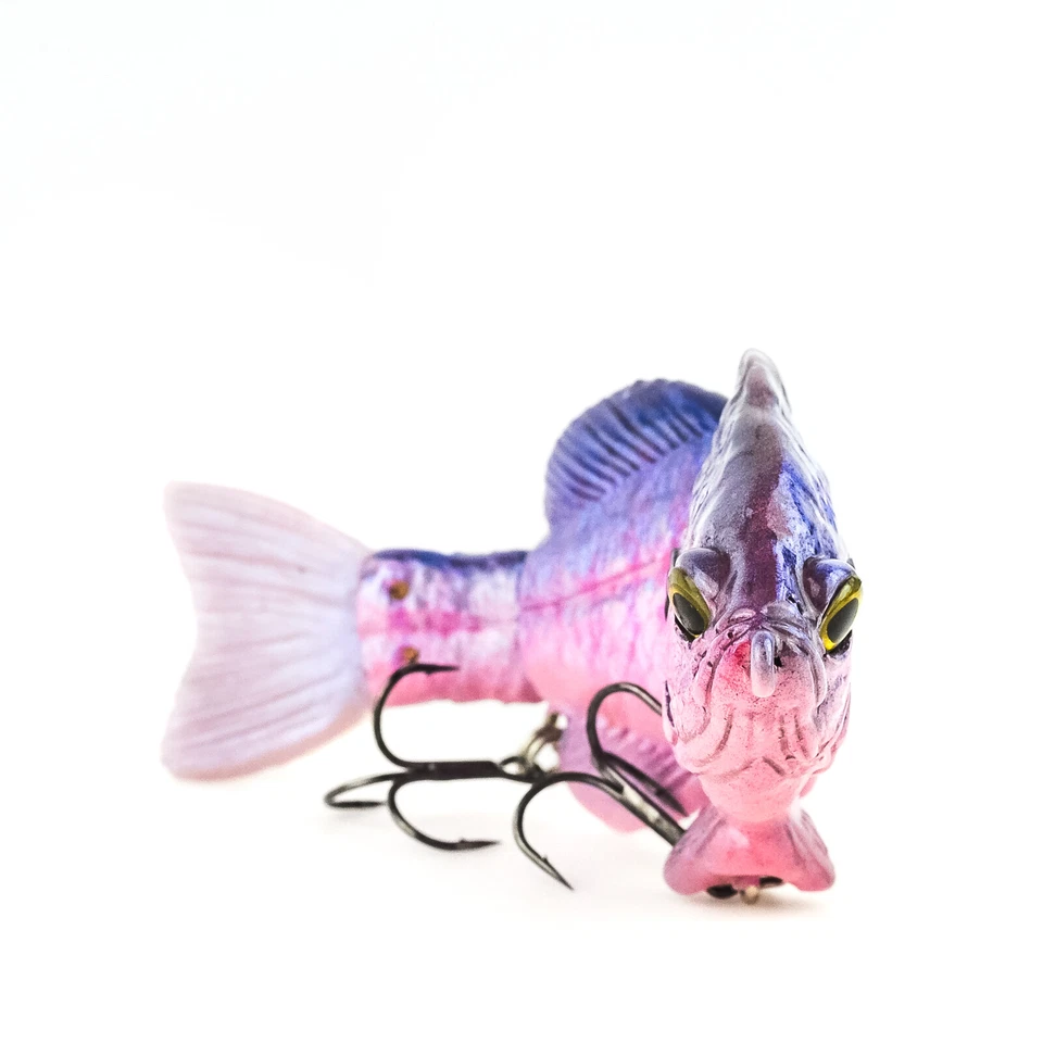 Señuelo de cebo hecho a mano articulado flotante Hardgill MATTLURES 5,75" - color personalizado Foto 4 de 4