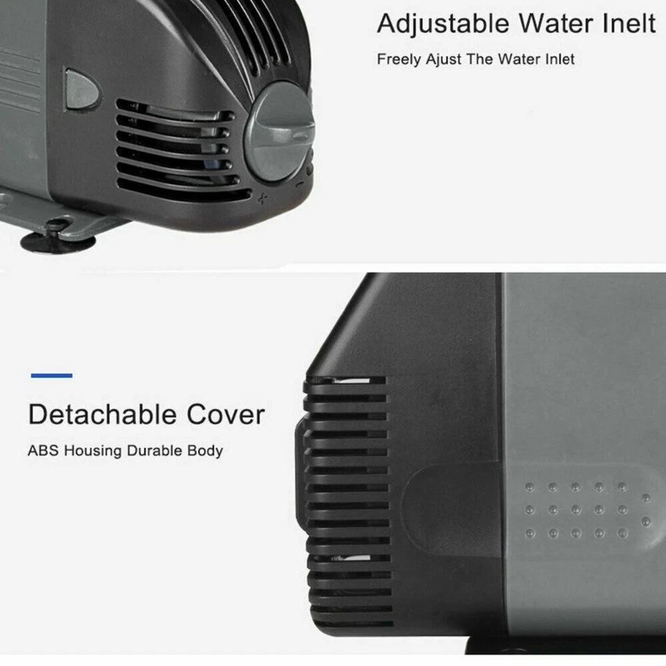 Adjustable Flow Aquarium Pump Water Submersible Fish Tank Fountain Pond Marine - image 3 of 4