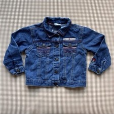 Vintage Mickey Originals Minnie Mouse Embroidered Denim Jacket. Toddler Size 3T