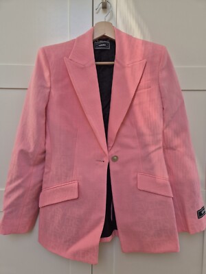 Versace - Designer - Original -Damen Hosenanzug - allover Schriftzug - 