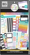 The Happy Planner STUDENT Value Pack Stickers - BOLD SCHOOL - 847 pcs
