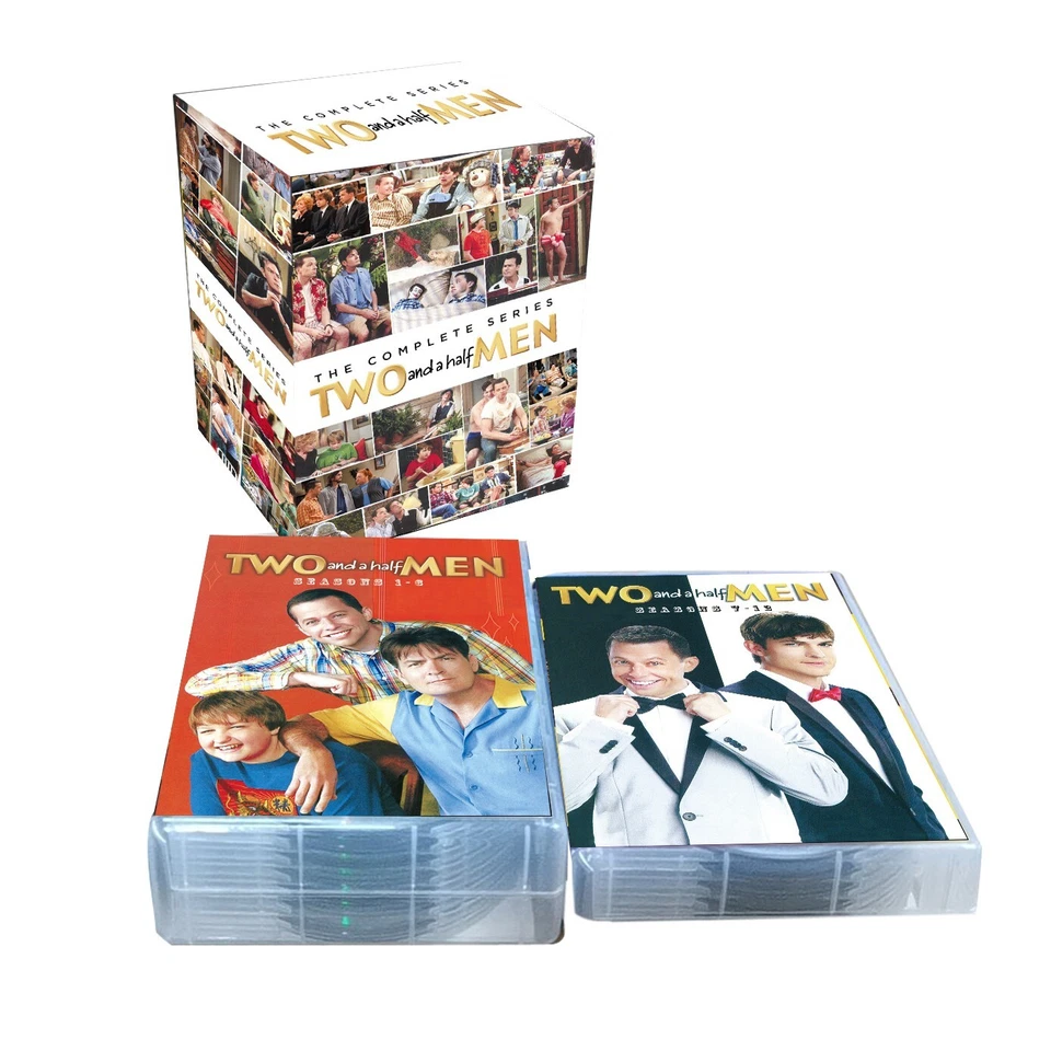 Two and a Half Men: The Complete Series Season 1-12 (DVD 39-Discs Set) Region 1 Foto 2 de 2