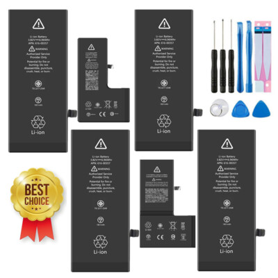 Replacement Battery For iPhone 6 6S 7 Plus 8 X XS XR MAX SUPER Capacity+++