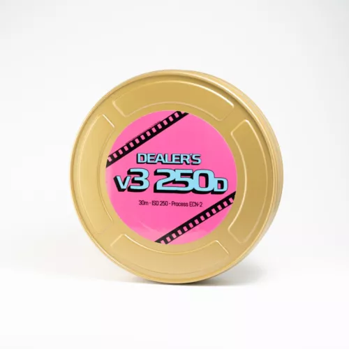 30m Dealer's V3 250D, RESPOOLED Kodak Vision 3, 35mm Analog Film, 100' ft Bulk