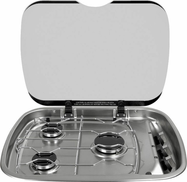 Thetford Argent 3 Burner Hob Cooktop LPG Caravan RV Boat SHB 14572z