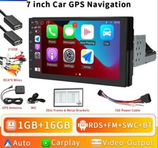 Radio 1 Din 7" Universel Fiat Ford Punto Panda Citroën Bluetooth Carplay GPS