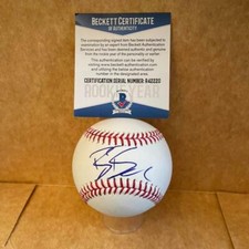 BEAU BURROWS DETROIT TIGERS ROOKIE YEAR SIGNED AUTO M.L. BASEBALL BAS R42220
