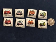 Positive Reinforcement Stickers Colorful - 2 sets of 4. - 8 stickers total New