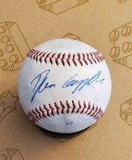 Autographed Baseball game used DREW COMPTON ATLANTA BRAVES