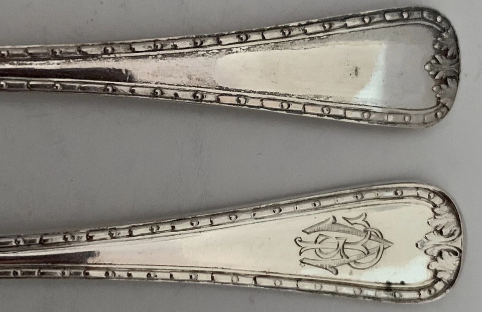 2 PRECIOSAS SELECCIONES DE LANGOSTA FIGURATIVAS ALEMANAS DE PLATA FINA .800 CON MANGO PLANO C. 1895 Foto 3 de 4