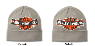 Harley-Davidson Beanie Cappello Oil Can Grigio #97663-25VW
