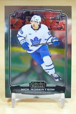 2022-23 OPC Platinum Base #197 Nick Robertson - Toronto Maple Leafs