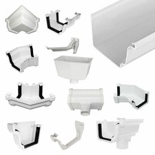 Ogee Gutter Marshall Tufflex UPVC Plastic Rainwater Guttering System Plus