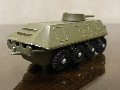 Vintage Soviet Army Military Tank BTR-60 WW2 Metal Tank Toy, 1980s - Picture 15 of 18