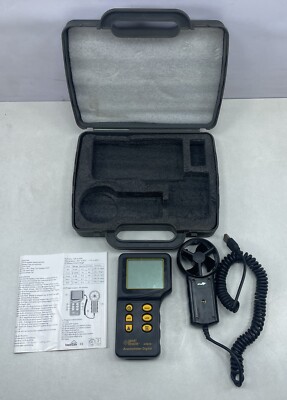 Smart Sensor Anemometer Air Flow Meter Intell Instrumente Plus Ar826+ Digital