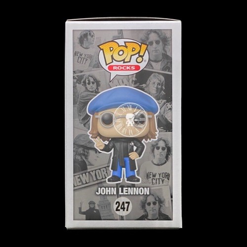 Funko Pop + Protector! Rocks #247 John Lennon in Peacoat (Funko Shop) *Neuwertig* - Bild 7 von 11