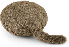 Yukai engineering Qoobo Kubo tail Furifuri robot therapy cushion Brown 