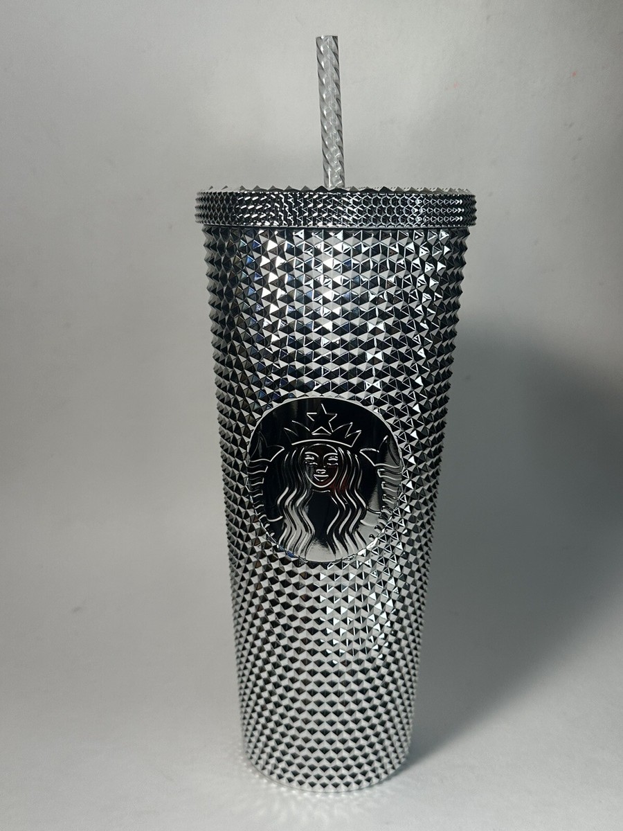 2022 Disney Parks 100th Anniversary Mickey Silver Studded Starbucks Tumbler  | eBay