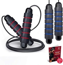 Jump Rope Gym Aerobic Exercise Boxing Skipping Adjustable Bearing Speed Fitness
