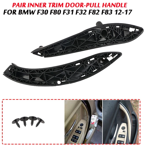 Front Left & Right Inner Trim Door Pull Handle For BMW F30 F80 F31 F32 F82 F83