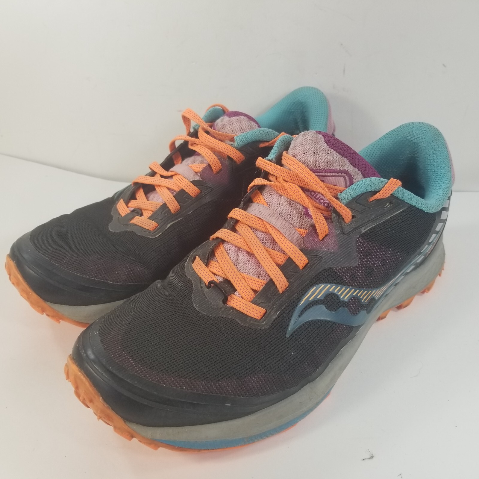 Saucony Womens Peregrine 11 S10641-25 Black Running Shoes Sneakers Size 9.5