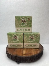 Dr. Squatch Alpine Sage Men's Natural Soap 100% Handmade LIMITED EDITION 3 Pack