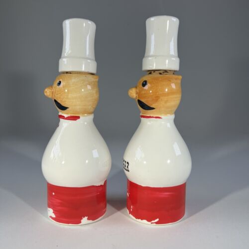 Vintage Nasco Oil and Vinegar Decanter Cruet Chef 7.25” Tall Bake Made in Japan - Picture 6 of 14