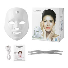 7-1 Colors LED Facial Skin Care Mask,Red Light Mask for Face, Rejuvenation Home