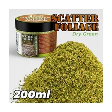 Green Stuff World Modelling Supply Scatter Foliage - Dark Green (200ml) New