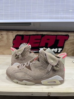 Size 10.5 - Air Jordan 6 x Travis Scott Mid British Khaki Cactus Jack