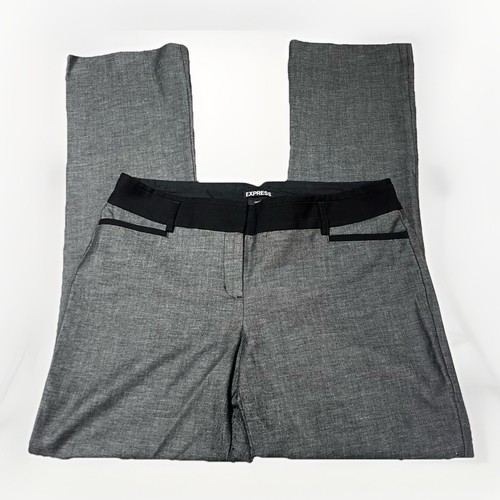 Pantalon Tailleur Femme Express Columnist Gris Taille 2 - Occasion En Très Bon état, Style Habillé