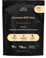 Simple HealthKit At-Home Common STD Test For Chlamydia-Gonorrhea-Trichomoniasis