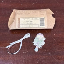 Longaberger 2004 Baby Tie On 28095 New