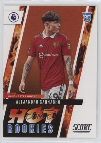 2022-23 Panini Score Premier League Hot Rookies Alejandro Garnacho #12 1em1