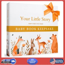 Baby Memory Book Keepsake Journal 146 Pages for First 5 Years Gender Neutral...